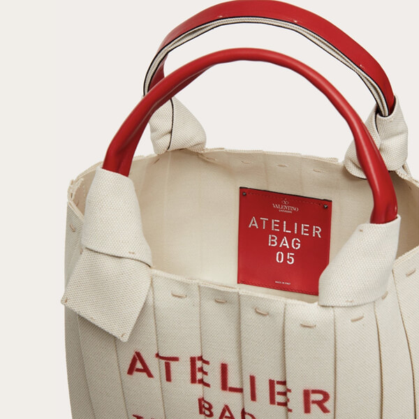 【VALENTINO ヴァレンティノ】アトリエ キャンバス トートバッグ VW2B0I76ULC0NE